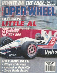 OPEN WHEEL 1992 NOV - AL UNSER JR, RODGER WARD, OSWEGO, SANDUSKY, MCCLURE